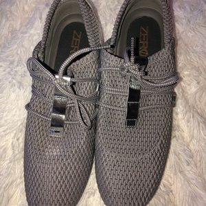 Cole Hahn silver sneakers